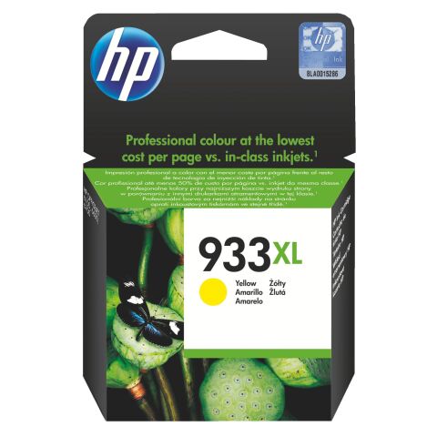 HP 933 XL cartucho original amarillo (CN056AE) de alta capacidad (825 páginas)