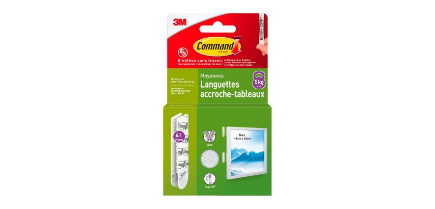 Zelfklevende strips Command - voor kaders/fotolijsten
