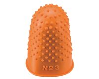 Dedales de Goma 20 mm Nº 3 Naranja Pack de 12