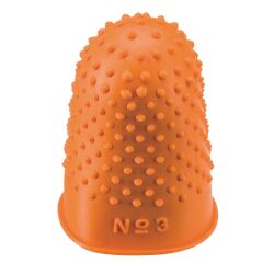 Dedales de Goma 20 mm Nº 3 Naranja Pack de 12