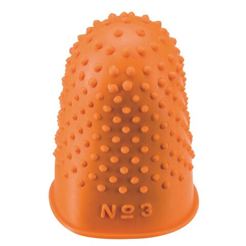 Dedales de Goma 20 mm Nº 3 Naranja Pack de 12