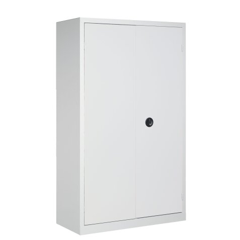 Armoire haute Monobloc d'atelier H 198cm corps gris