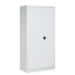 Armoire haute Monobloc d'atelier H 198cm corps gris