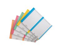 Tiras Identificadoras bordes a color Visores Carpetas colgantes para armarios