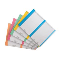Tiras Identificadoras bordes a color Visores Carpetas colgantes para armarios
