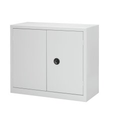 Armoire basse Monobloc d'atelier H 100cm corps gris