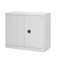 Armoire basse Monobloc d'atelier H 100cm corps gris