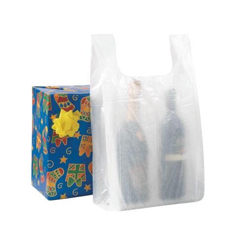 Bolsas de plástico camiseta de 50 x 60 cm.