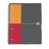 Cahier spirale Oxford International Organiserbook A4+ petits carreaux 160 pages