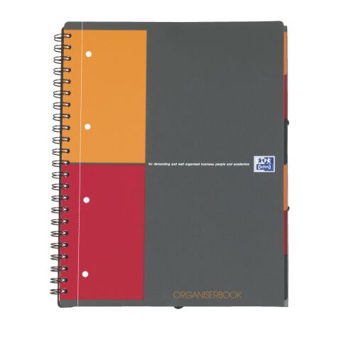 Spiralschreibblock Oxford Organiserbook A4 kleinkariert 160 Seiten