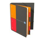 Spiral notebook Oxford Organizerbook A4 checkered 5x5 160 pages