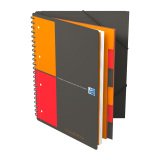 Spiral notebook Oxford Organizerbook A4 checkered 5x5 160 pages