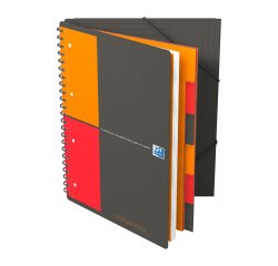 Spiraalschrift Oxford Organiserbook A4 kleine ruit 160 pagina's