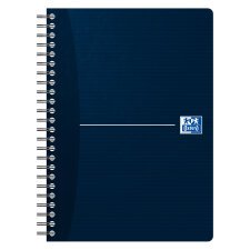 Cahier spirale Oxford Essentials 14,8 x 21 cm - grands carreaux - 180 pages