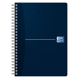 Cahier spirale Oxford Essentials 14,8 x 21 cm - grands carreaux - 180 pages