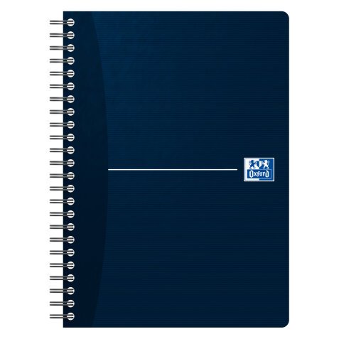 Cahier spirale Oxford Essentials 14,8 x 21 cm - grands carreaux - 180 pages