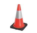 Cône de signalisation lesté hauteur 50 cm