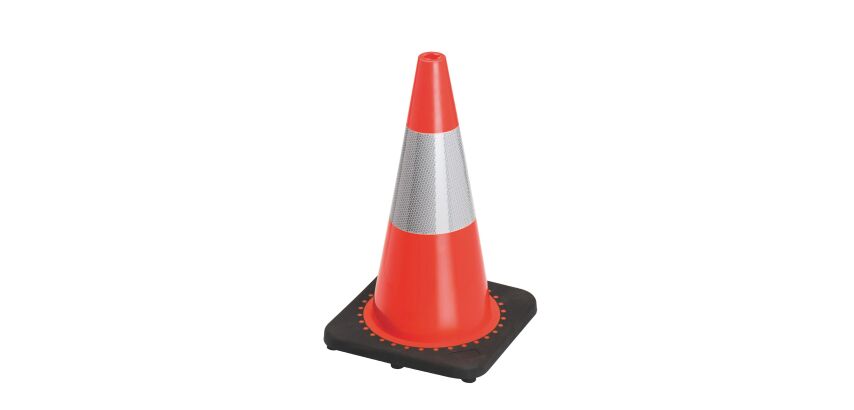 Traffic cone weighted H 50 cm