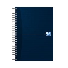 Cahier spirale Oxford Essentials 14,8 x 21 cm - petits carreaux - 180 pages