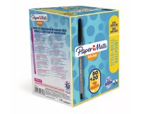 Pack 80 bolígrafos Papermate Inkjoy 100 con capuchón + 20 GRATIS 