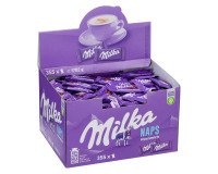 Napolitains chocolat au lait individuels Milka - Boîte de 1,7 kg - 355 pièces