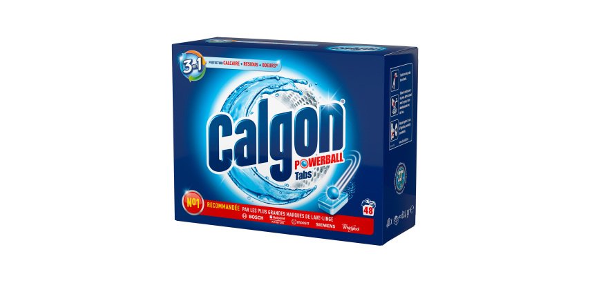 Calgon Powerball Tabs 3 en 1 - 48 lavages