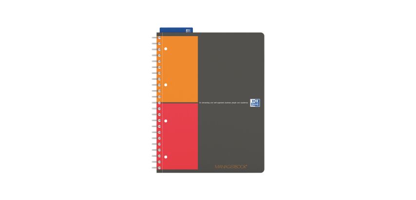 Heft Manager Book Oxford A4+ Spirale eingebunden 160 Seiten