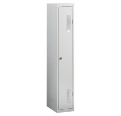 Armadio spgliatoio 1 posto solo pulito colore grigio da montare Budget elemento principale ed aggiuntivo