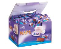 Napolitains au lait Milka, sachet 4,6 g - Boîte de 355