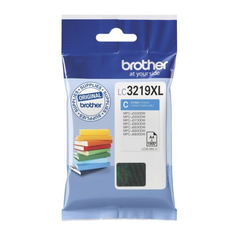 Brother LC3219XLC cartucho original cian de alta capacidad (1500 páginas)