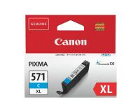 Canon CLI571XL cartridges with high capacity separate colours for inkjet printer