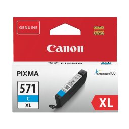 Canon CLI571XL Tintenpatronen mit hoher Kapazität Einzelfarben für Tintenstrahldrucker