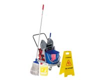 Reinigungsset mit Wagen 2 x 18 l