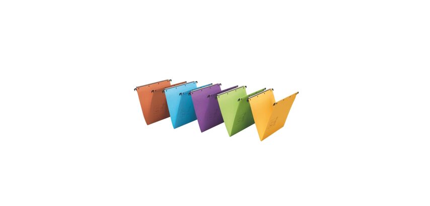 Dossier suspendu pour tiroirs kraft Ultimate AZO Elba fond normal couleurs assorties