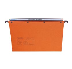 Sack von 270 farbig sortierten Etiketten für Hängemappen 297 x 6 mm Elba für Schubladen