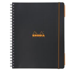 Cuaderno espiral probook Rhodiactive A4 cuadros pequeños 23 x 30 cm - 160 páginas