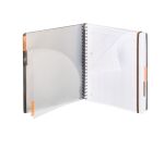 Cahier spirales probook Rhodiactive A4+ 23 x 30 cm - petits carreaux - 160 pages