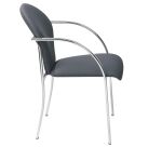 Fauteuil de réunion Visa pieds chromés empilable