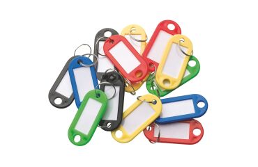 Sleutelhangers assortiment felle kleuren - Doos van 100