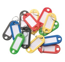 Sleutelhangers assortiment felle kleuren - Doos van 100