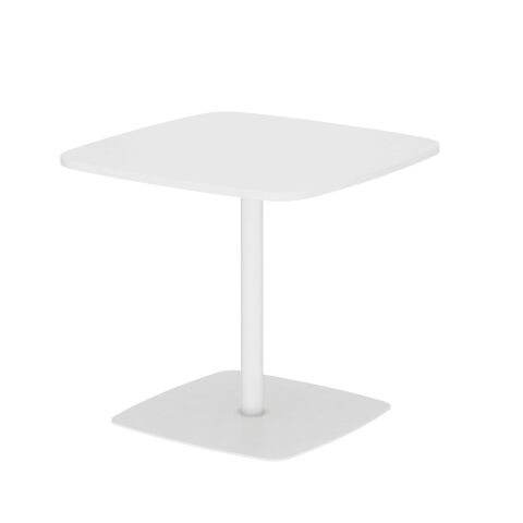 Mesa cuadrada Arti 80 cm blanca