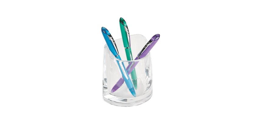 Pot à crayons design Cristal 1 compartiment
