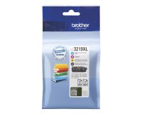 Brother LC3219XL Pack de 4 cartuchos originales negro + tricolor de alta capacidad (3000 + 3 x 1500 páginas)