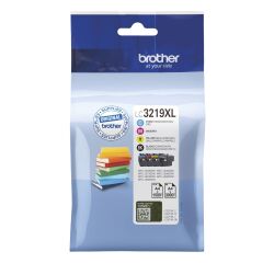 Brother LC3219XL Pack de 4 cartuchos originales negro + tricolor de alta capacidad (3000 + 3 x 1500 páginas)