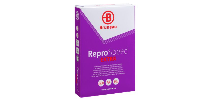 Papier A4 blanc 80 g Bruneau Reprospeed Extra - Ramette de 500 feuilles