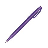 Pentel Sign Pen Faserschreiber mit Kappe - Spitze: 1 mm medium Linie - Violett