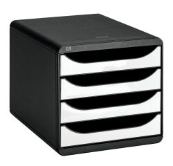 Módulo archivador de 4 cajones Exacompta Big Box negro