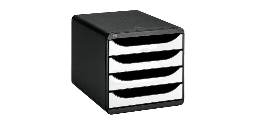 Classification box Exacompta Big Box 4 drawers black case