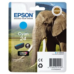 Cartridge Epson 24 cyaan