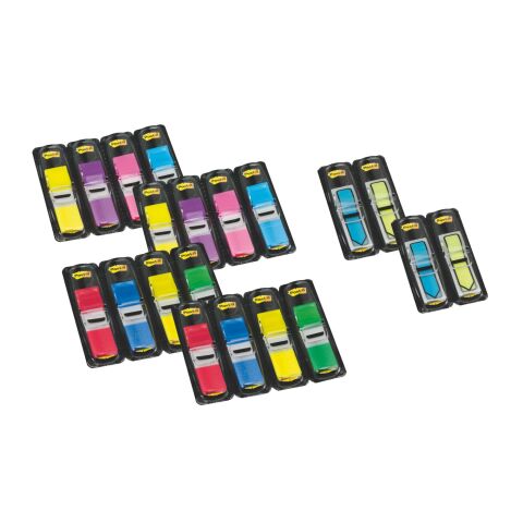 Pack de 16 x 35 Marcadores de página reposicionables estrechos + 4 x 24 forma flechas GRATIS